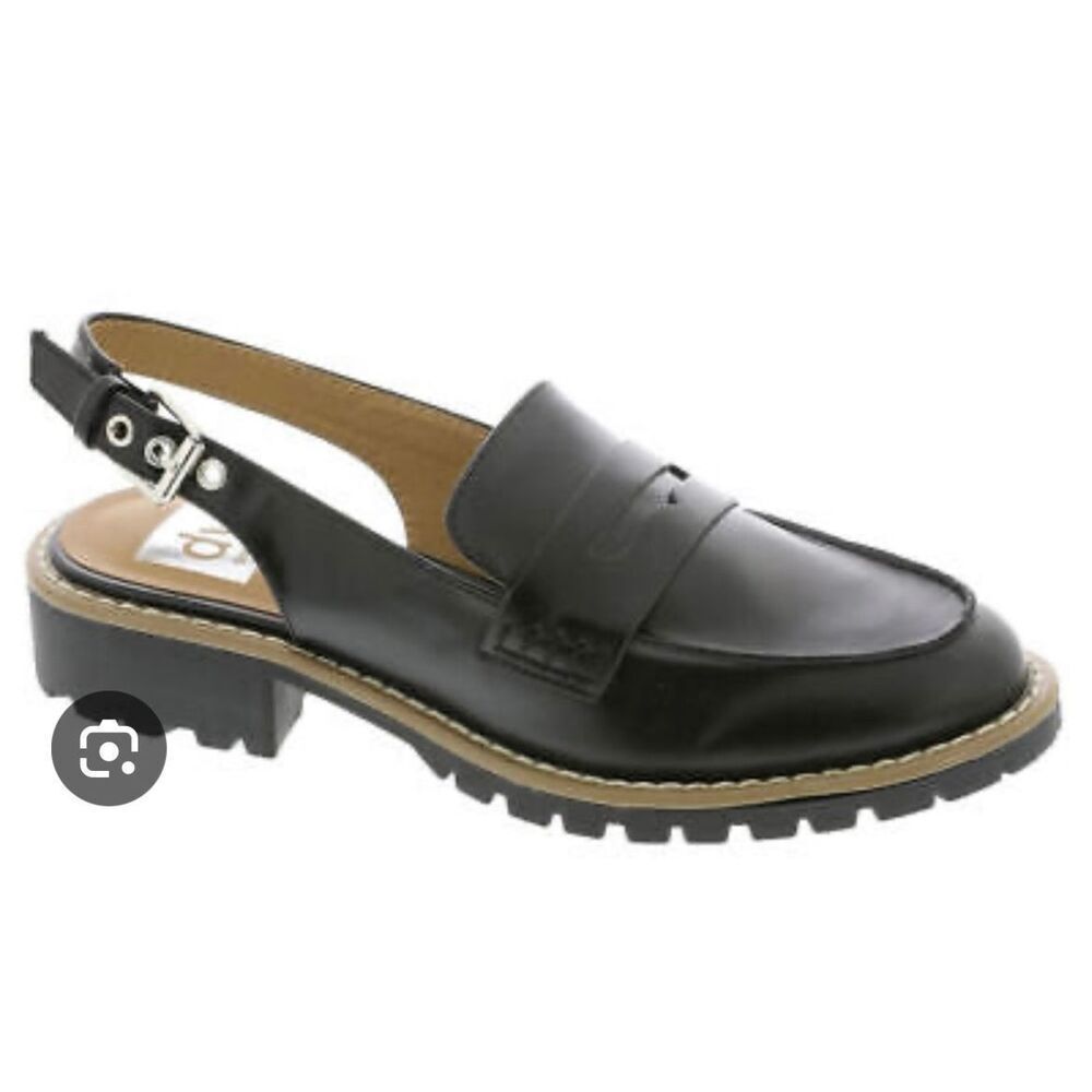 Dolce Vita Black Slingback Loafers